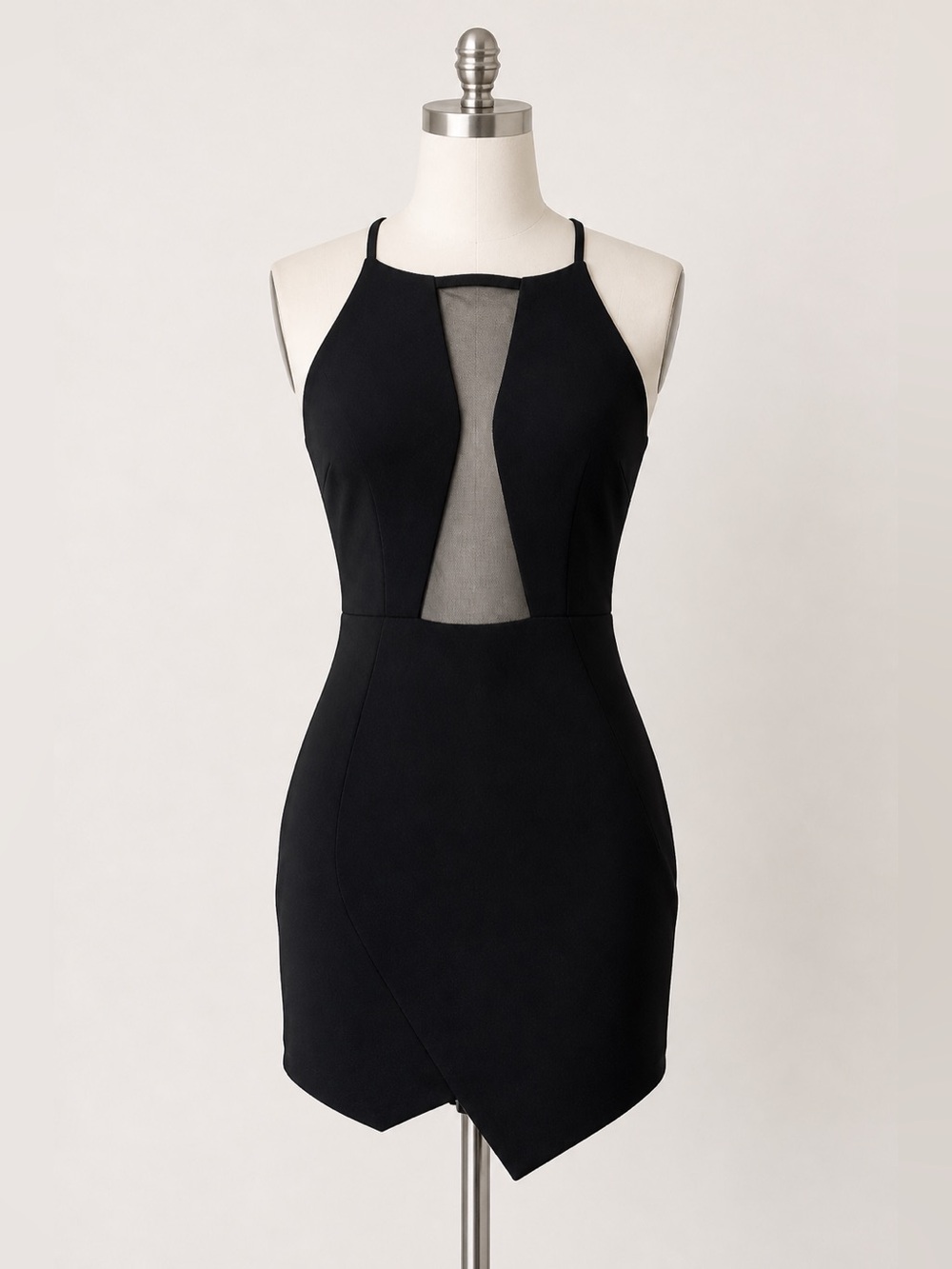 Soprano Black Cutout Mini‎ Dress